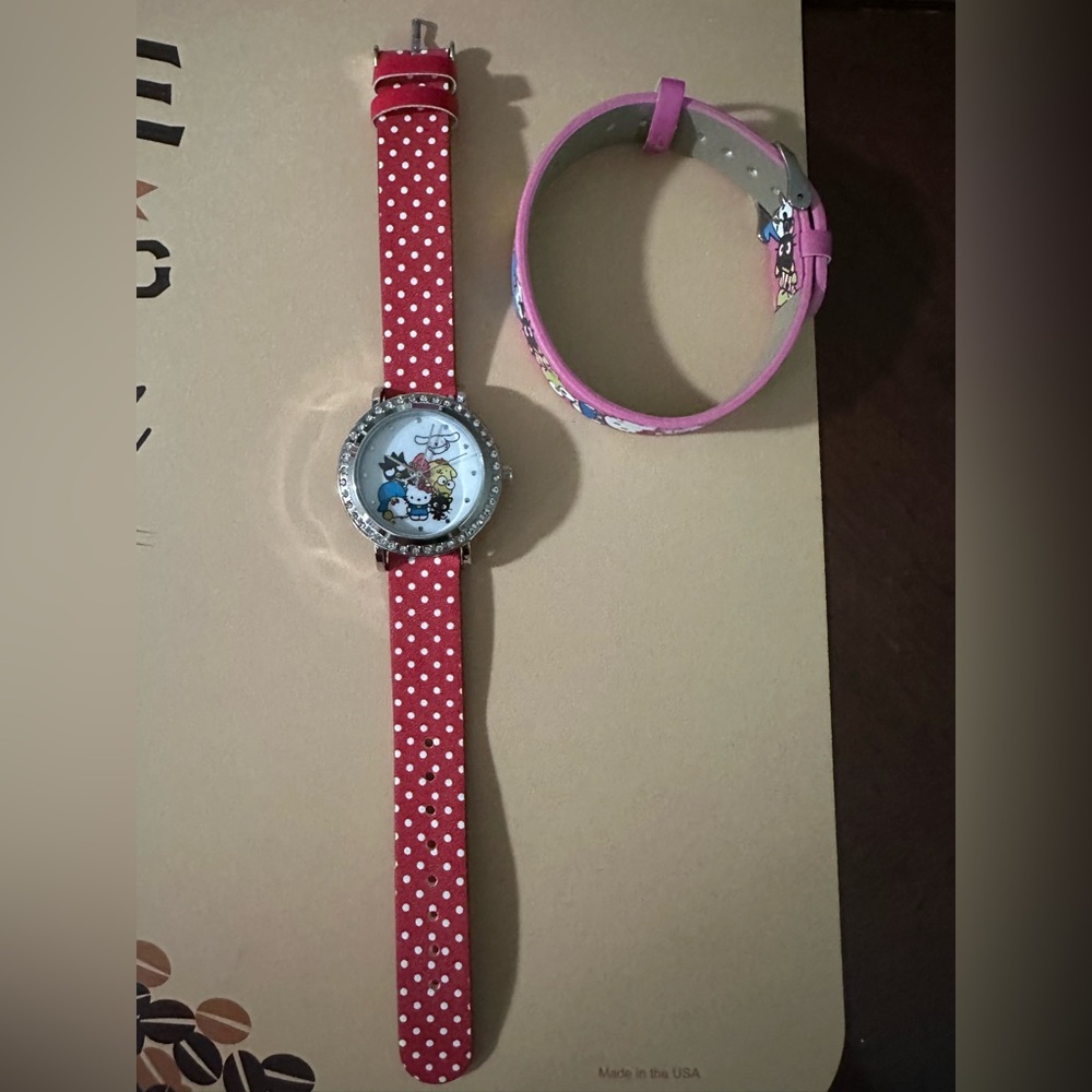 Hello Kitty Watch Set With Interchangeable Strap - image 2